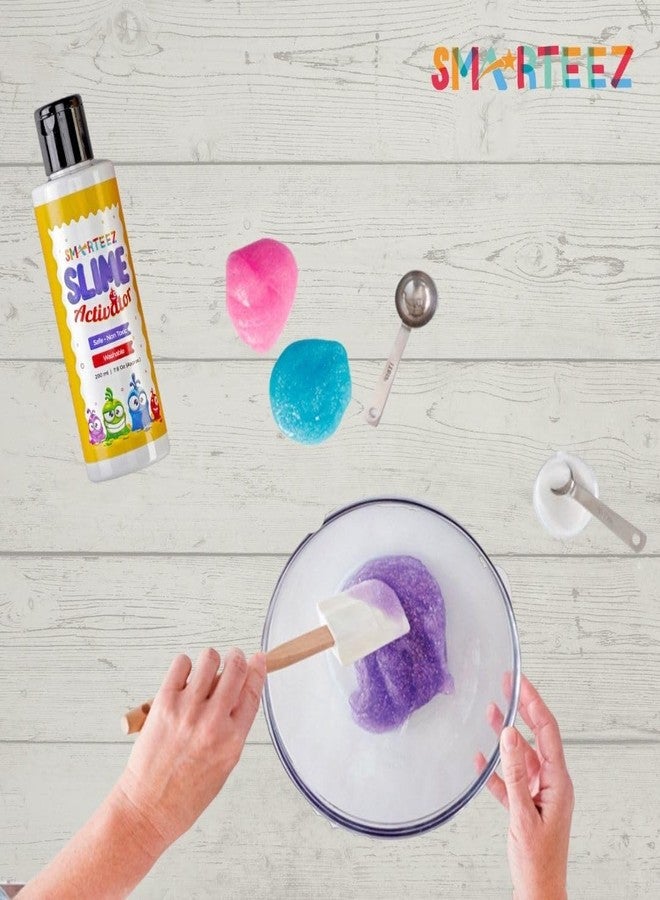 SMARTEEZ Slime Activator, Non-Toxic, Safe, Makes 5+lbs, Washable, Triple Output Magic Formula for Stretchy Slime Making - Image 3